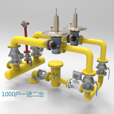 燃气调压柜_河南燃气计量调压柜/可选择流量计结构形式及/箱式 